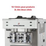 Machine à Granité & Milkshake sur Comptoir 2 Parfums 2 Cuves de 12 Litres - Spaceman – Image 4