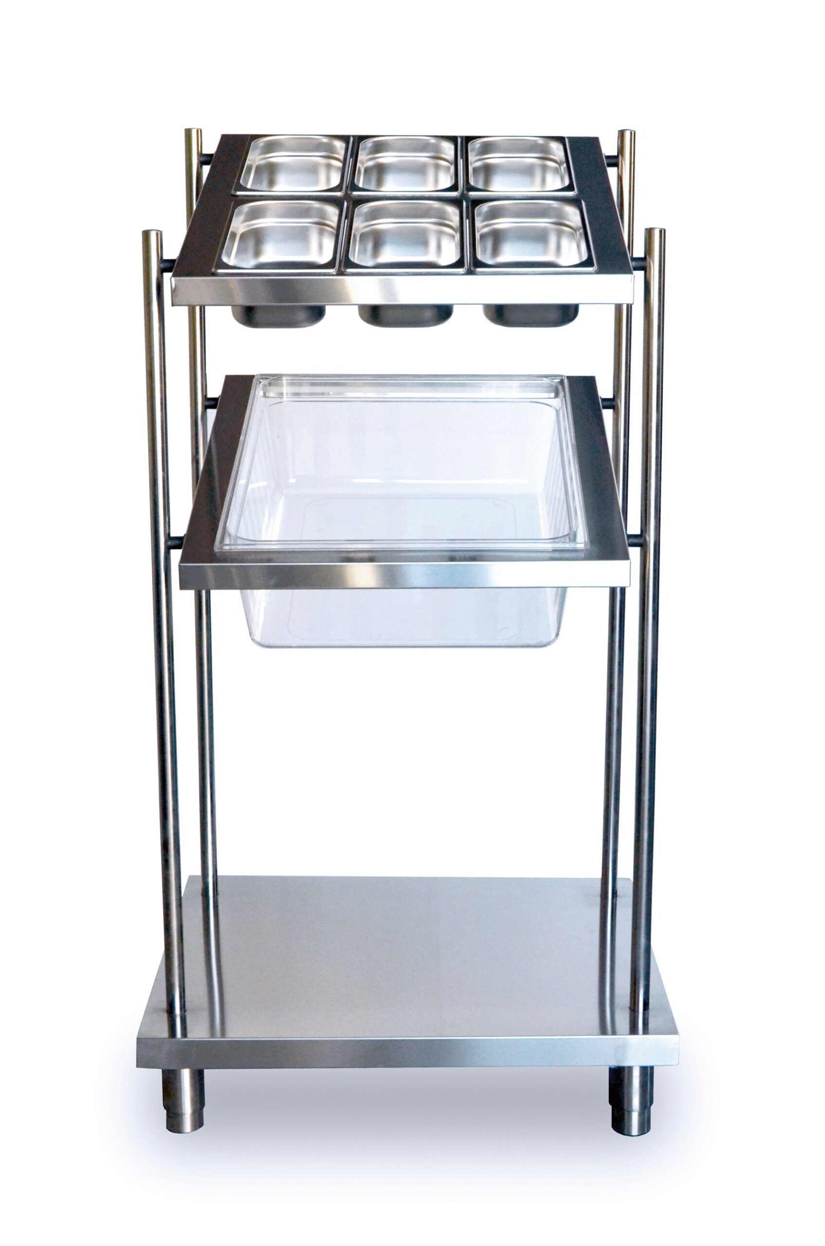 Distributeur en Inox sur Piètement de Couverts, Verres et Plateaux - Distform – Image 2