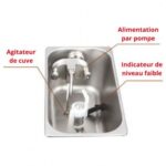 Machine à Glace à l'Italienne sur Roulettes - 2 Parfums + Panachage - 80 L/h  - Spaceman – Image 4