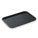 Plateau en Polypropylène Noir pour Restauration Rapide 353 x 275 mm - Lot de 24 - Was Germany