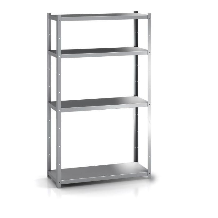 Etagère Inox Avec Renforts Oméga 6 niveaux P.300mm et H.1700mm - Distform - EPI00353 – Image 5