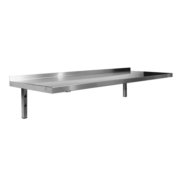 ETAGERE MURALE INOX 304 PLEINE CONSOLES FIXES-L2G - ETPL84 – Image 1