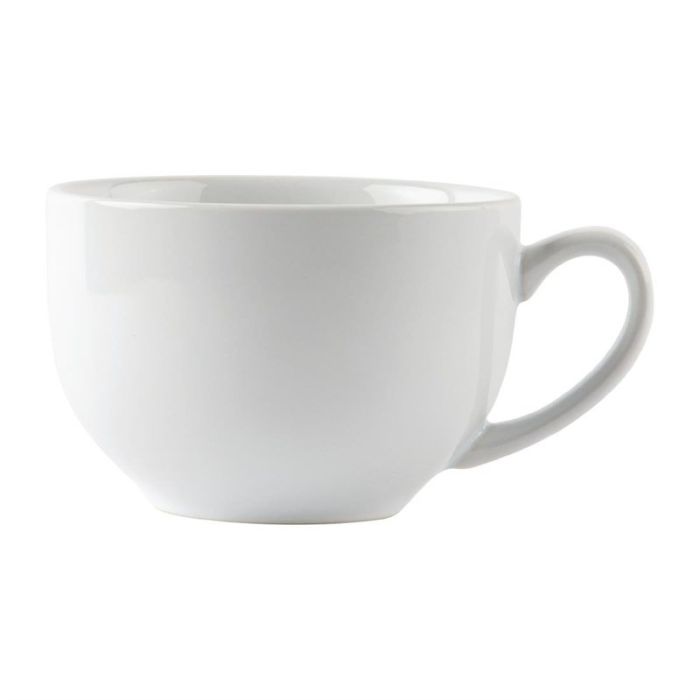 gk077_2 Tasse Cappuccino Blanche 340ml - Boite de 12 - Olympia – Image 1