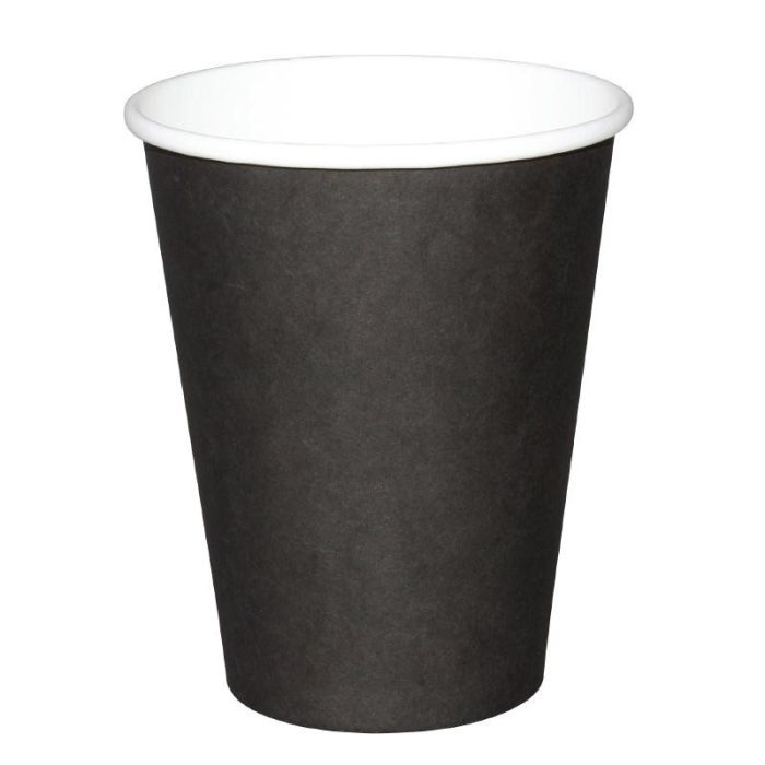 Gobelets Boissons Chaudes Noirs  340 ml - Fiesta Lot de 1000 – Image 1