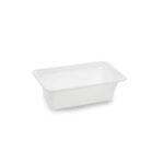 Plateau en Plexiglas gastronorme GN 1/4 265x162x80mm Blanc - Matériel CHR Pro