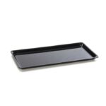 Plat en Plexiglas grande surface Noir 425x205x17mm - Matériel CHR Pro