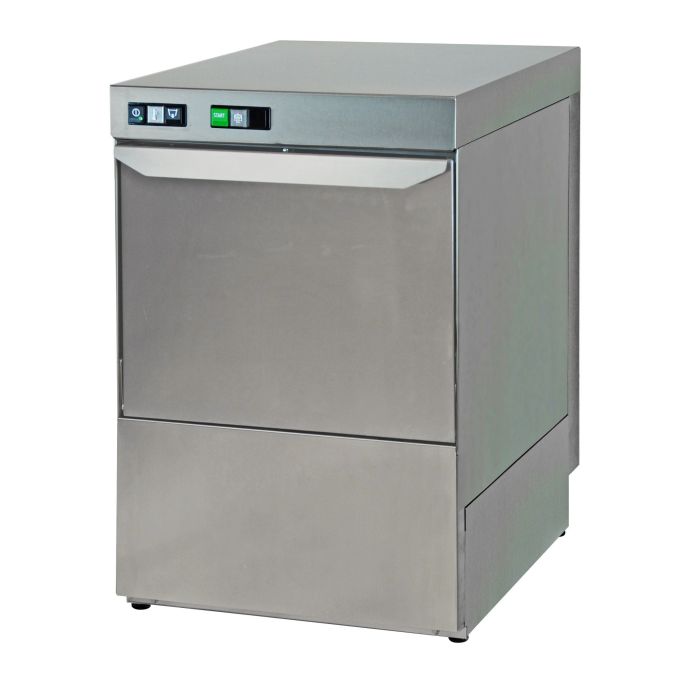 Lave-Vaisselle 500-400 DP Triphasé avec Pompe d'Écoulement et Doseur Détergent - Combisteel – Image 1