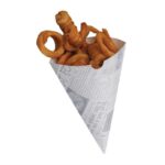 Lot de 1000 Cornets à Frites en Papier Recyclable et Biodégradable – Image 2