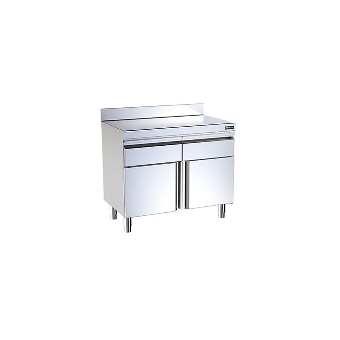 Meuble Adossé avec Portes Battantes et Tiroirs Profondeur 600mm - Distform – Image 1