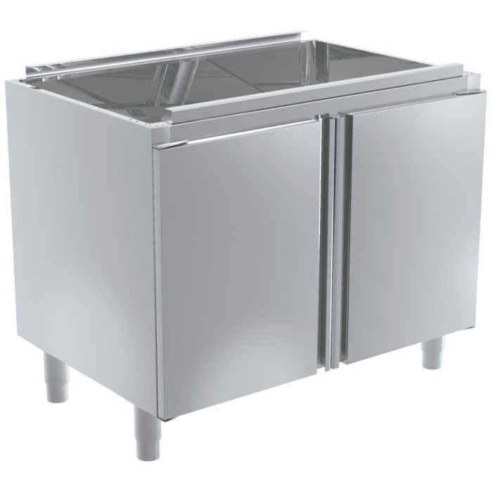 Meuble avec Portes Battantes pour Plans de Travail avec Bac Profondeur 600mm – Distform