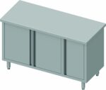 Meuble Bas Cuisine Inox - Cloison - Petit Placard à Droite - Gamme 800 - Stalgast – Image 2