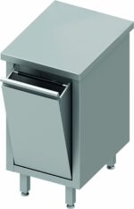Meuble Bas Cuisine Inox Sans Dosseret - Porte Basculante - Gamme 800 - Stalgast – Image 4