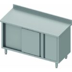 Meuble Bas Inox Adossé - 1 Porte Battante à Droite - Gamme 600 - Stalgast – Image 3