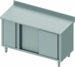 Meuble Bas Inox Avec Dosseret - Porte Battante à Gauche - Gamme 700 - Stalgast – Image 4