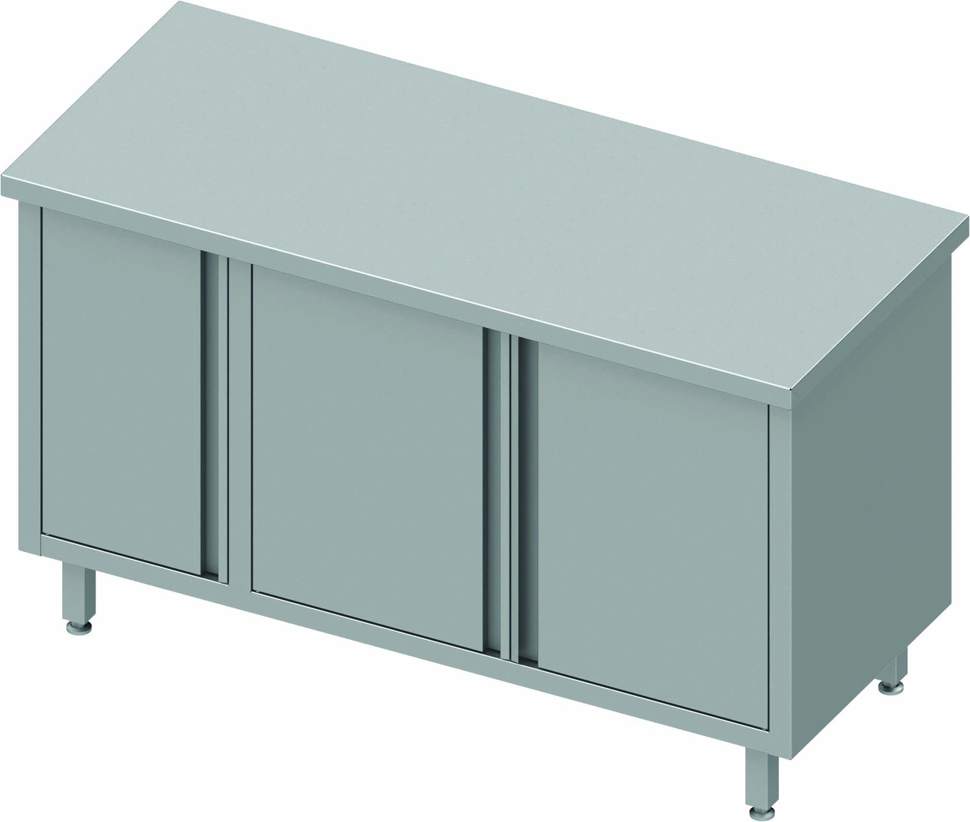 Meuble Bas Inox - Cloison - Petit Placard à Gauche - Gamme 700 - Stalgast – Image 2