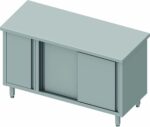 Meuble Bas Inox - Porte Battante à Gauche & Porte Coulissante - Gamme 800 - Stalgast – Image 4