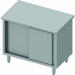Meuble Bas Inox Traversant - Portes Coulissantes - Gamme 600 - Stalgast – Image 5
