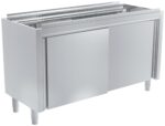 Meuble Inox avec Portes Coulissantes pour Plan de Travail avec Bac - Gamme 700 - Distform – Image 4