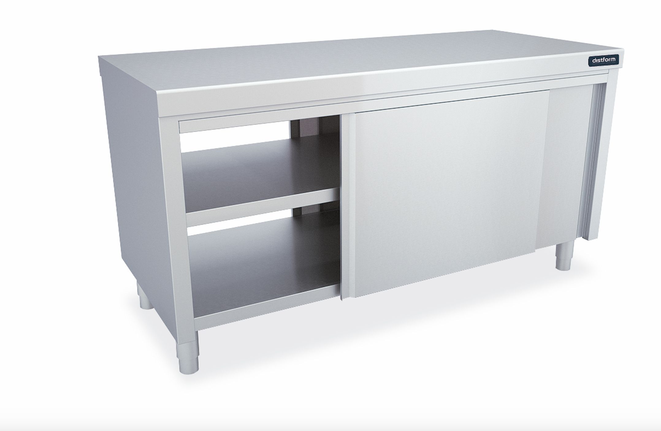 Meuble Inox avec Portes Coulissantes Traversantes - Gamme 700 - Distform – Image 4