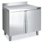 Meuble Inox Mural avec Portes Battantes et Dosseret - Gamme 600 - Distform – Image 4