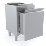 Module Sans Plan de Travail Largeur 500mm pour Déchets avec Fixation pour Sacs- Distform – Image 4