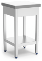 Billot de Boucher Professionnel Absorption Améliorée en Inox et Polyethylène Blanc - Fricosmos – Image 2