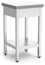 Billot de Boucher Inox et Polyéthylène Blanc - Fricosmos – Image 4