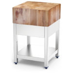 Billot de Boucher Inox et Bois de Bouleau - Fricosmos