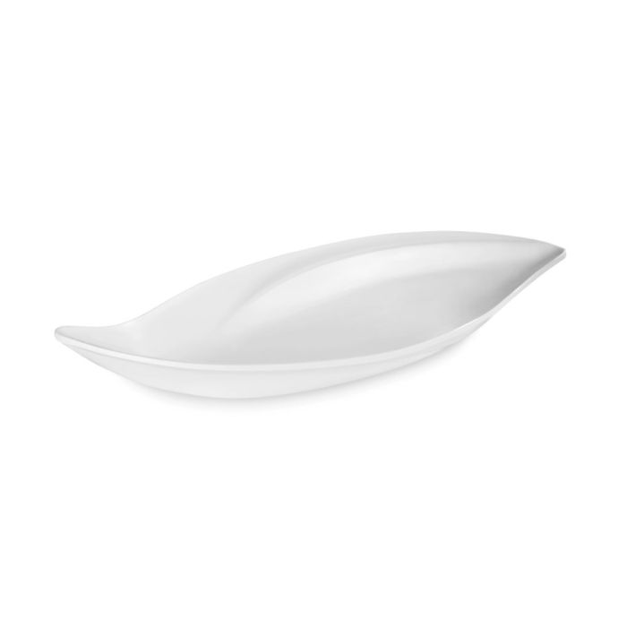 p22170_pujadas Plat Mélamine Blanc Feuille 50,5 x 24 cm - Pujadas – Image 1