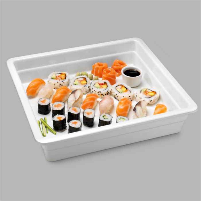 plat_en_melamine_blanc_gn_23_h_65_mm_pujadas_4_4af4_5 Plat en Mélamine Blanc GN 2/3 - H 65 mm - Pujadas – Image 1