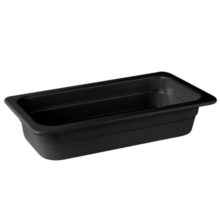 plat_en_melamine_noir_gn_13_h_65_a_100_mm_pujadas_14_ee78_5 Plat en Mélamine Noir GN 1/3 - H 65 à 100 mm - Pujadas – Image 1
