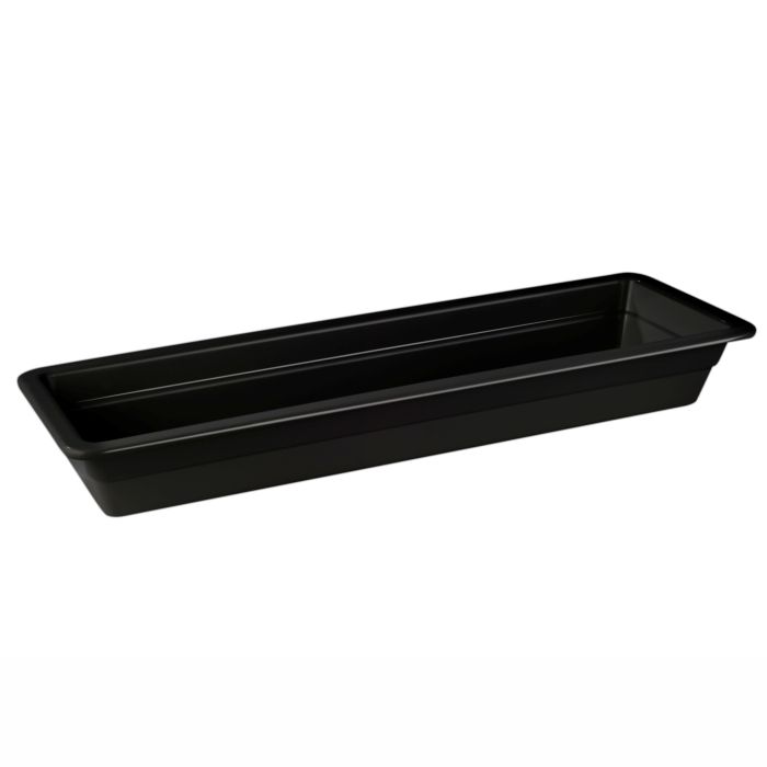 Plat en Mélamine Noir GN 2/4 - H 65 mm - Pujadas – Image 1