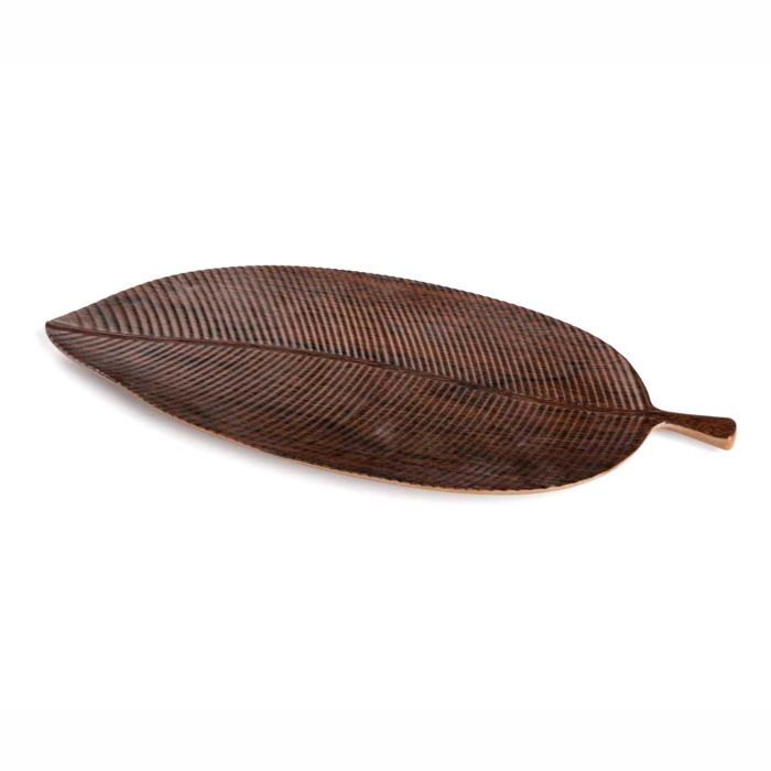plat_melamine_feuille_marron_375_x_15_cm_pujadas_4_927c_5 Plat Mélamine Feuille Marron 37,5 x 15 cm - Pujadas – Image 1