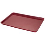 PLATEAU ABS 600X400 MM ROUGE