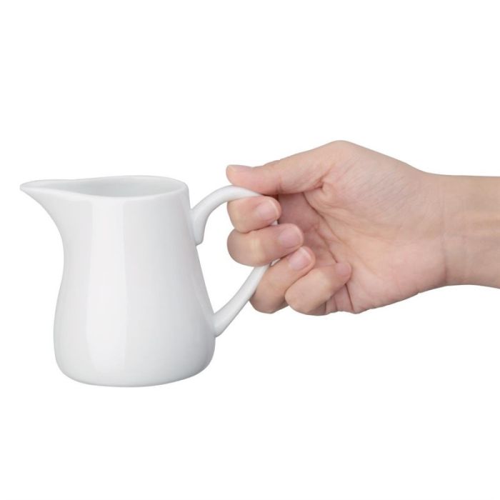 Pots à lait blancs Olympia 212 ml - Lot de 6 – Image 3
