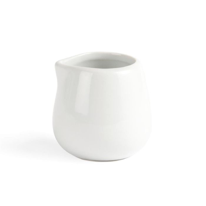 Pots à Lait et Crème en Porcelaine Blanche 85 ml Lot de 12 Olympia