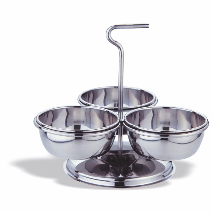 Pots à Sauces ou Snack en Inox 3 Compartiments – Pujadas