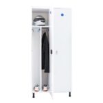 Armoire Vestiaire Monobloc PVC 2 Colonnes 2 Casiers  - L 2x400 mm – Image 4