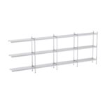 Rayonnage en Acier Inoxydable d'Angle - 6020 à 6520 mm - 3 Niv - P500 - Distform