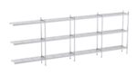 Rayonnage en Acier Inoxydable d'Angle Clayettes Perforées - 5020 à 5920 mm - 3 Niv - P500 - Distform – Image 2