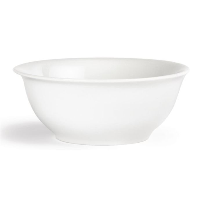 Saladiers blancs Olympia 200 mm – Lot de 6