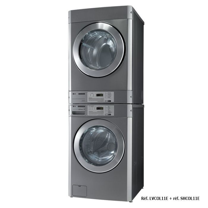 Sèche-Linge Professionnel Électrique 11 kg pour Installation en Colonne - LG – Image 3