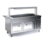 Self Cuve Réfrigérée en Inox avec Réserve Réfrigérée - Capacité GN de 3 à 6 - Distform – Image 5