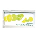 Serviette Rafraîchissante Citronnée - Lot de 500 - Plastico