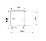 Soubassement Réfrigéré 3 Portes GN1/1 - Combisteel – Image 4