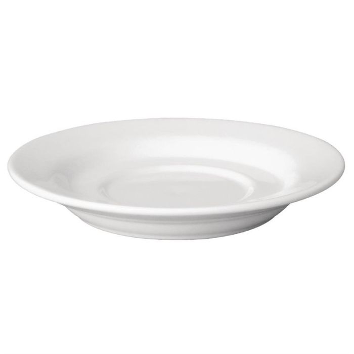Soucoupe pour Tasses 228ml et 340ml Blanche Lot de 12 Olympia