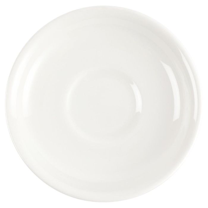 Soucoupes blanches 140 mm Churchill – Lot de 24
