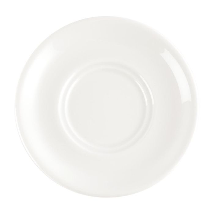 Soucoupes blanches 150 mm Churchill – Lot de 24