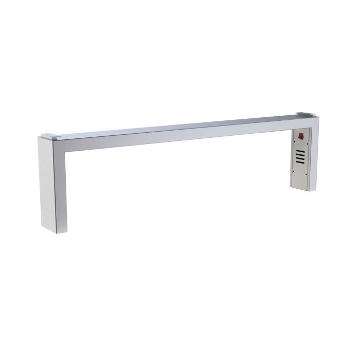 Support Inox Neutre avec Rampe pour Montage Directement sur le Buffet - Capacité GN de 2 à 6 - Distform – Image 1