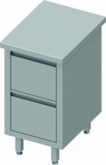 Table Armoire Inox - 2 Tiroirs - Gamme 600 - Stalgast – Image 2